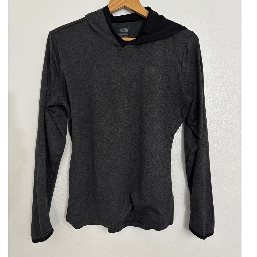 The North Face Women's Hoodie Black Solid Knit Size M